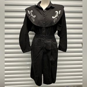 90’s Byer Too! Size 13 western dress 38” chest . 26”-30” waist , 42” hip , 46” l